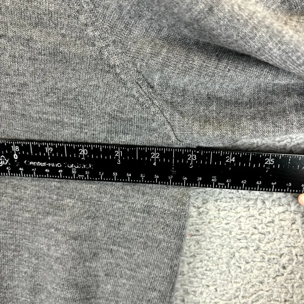 Mens Merino Wool Sweater XXL Gray Kurt Cobain Grandpacore Academia Preppy